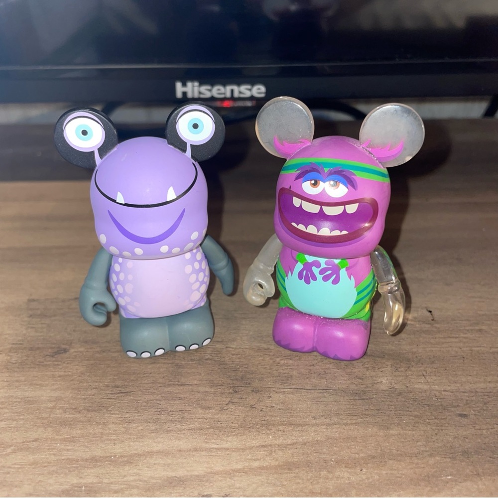 DISNEY VINYLMATION MONSTERS INC SET OF TWO